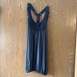 West Kei Elegant Charcoal Grey Racerback Tank Top Size XL